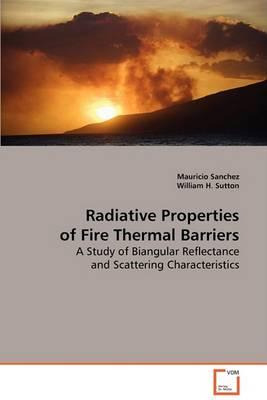 Libro Radiative Properties Of Fire Thermal Barriers - Mau...