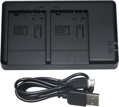 Dste - Cargador De Bateria Dual Rapido Con Cable Micro Usb