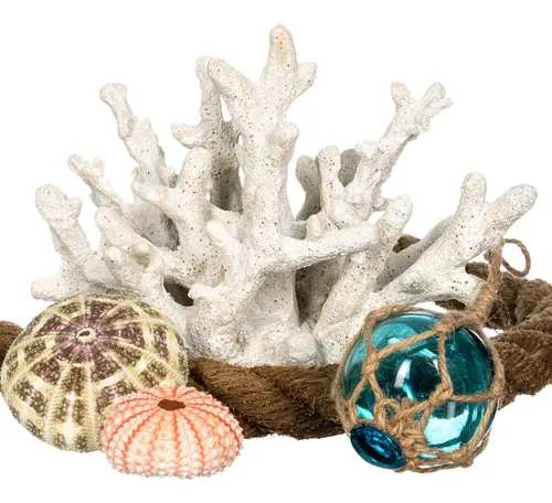 Decoración De Coral Blanco, Decoración De Arrecife De Cor.