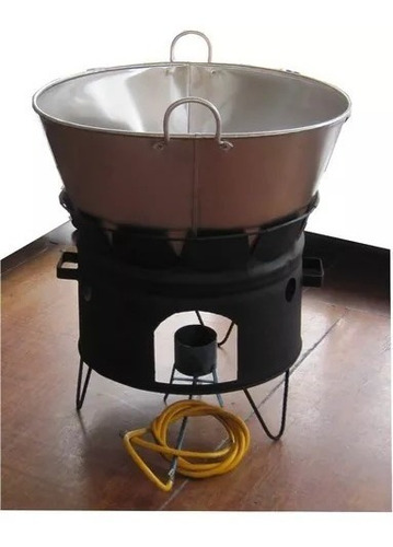 Cazo Para Carnitas 80 Cms Base,quemador,pala Y Colador