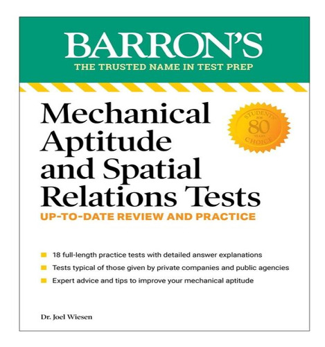 Mechanical Aptitude & Spatial Relations, De E04. Editorial Barrons En Inglés, 2023
