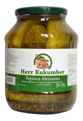 Pepinos Agridulces Herr Kukumber 1550g