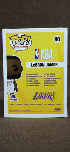 Funko Pop Basketball 90 Lebron James Los Angeles Lakers Nba (Usado)