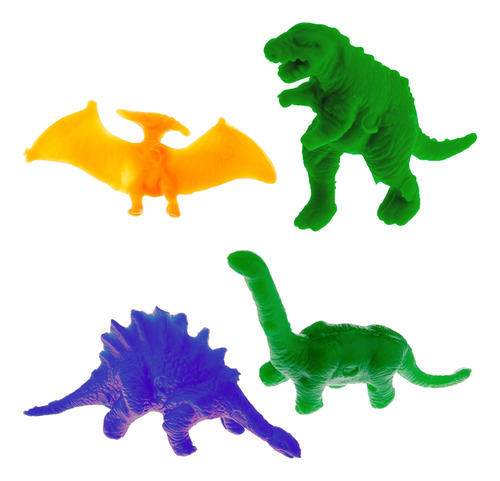 Mini Dinossauros Para Saquinho Surpresa Pacote C/ 8 Unidades