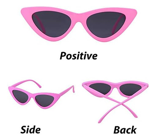 Jucoo Clout Goggles Cat Eye Gafas De Sol Vintage Mod Style R