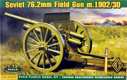 Soviet 76.2 Mm Field Gun M.1902/30 1/72 Ace 72252