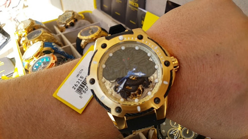 Invicta 26315 Bolt Dragon Banhado Ouro 18k Mecanico