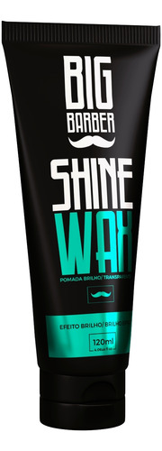 Cera Modeladora Shine Wax Big Barber 120g Extra Forte 12 Und