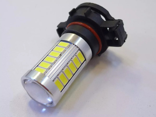 2 Focos Led H16 5202 Luz 7000k Aprox Con Mini Lupa