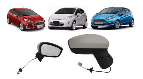 Espejo Exterior Ford Fiesta Kinetic Electrico 2011 Al 2019 C