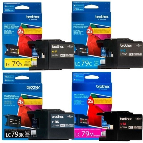Cartucho Brother Lc 79 Xxl 6710 Negro Colores Original