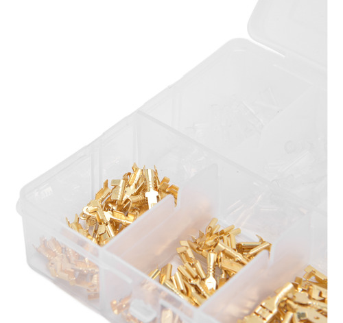 Terminais De Conexão 450pcs Wire Crimp Terminal Block Fêmea