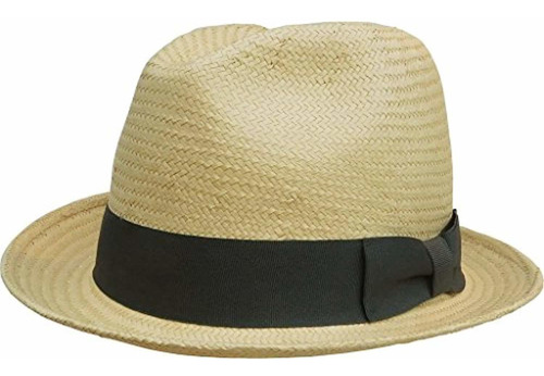 Brooklyn Hat Co Luger Toyo Straw Fedora Stingy Brim Trilby