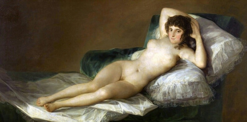 Cuadro  Clásico Contemp. La Maja Desnuda   De Goya 50 X 70