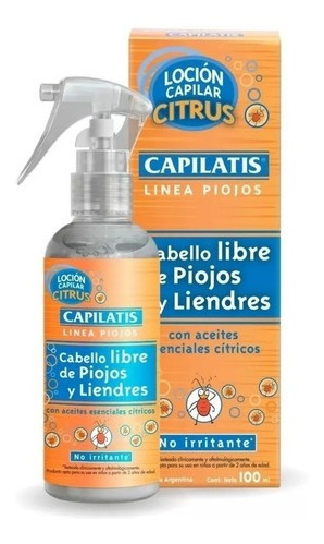 Capilatis Loción Citrus Cabello Libre De Piojos 100 Ml