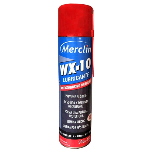 Lubricante Anticorrosivo Multiuso 5en1 Wx-10 Merclin 237ml 