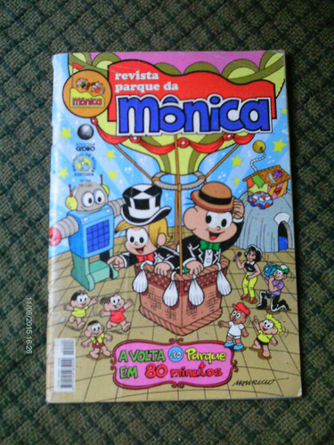 Revista Parque Da Monica N. 148 - Ed. Globo (manuseada)