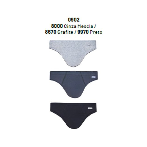 Imagen 2 de 6 de Slip Lupo De Algodón Para Adulto Pack X3 - Art.510-89