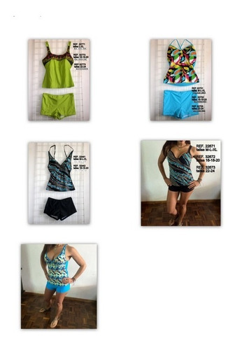 Tankinis Con Short Tallas M-l-xl (10-12-14)