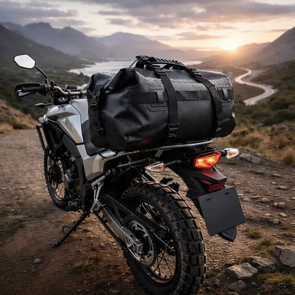 Bolso Estanco 65lts Para Moto Impermeable Viaje Kayak