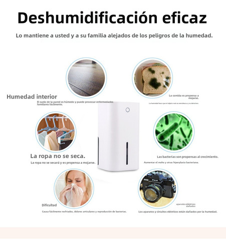 Desumidificador Eletrônico Jj Mute Para Quarto, Porão,