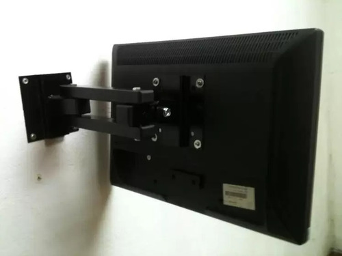 Suporte Articulado Duplo De 19 A 55 Polegadas - Intersat Cor Preto