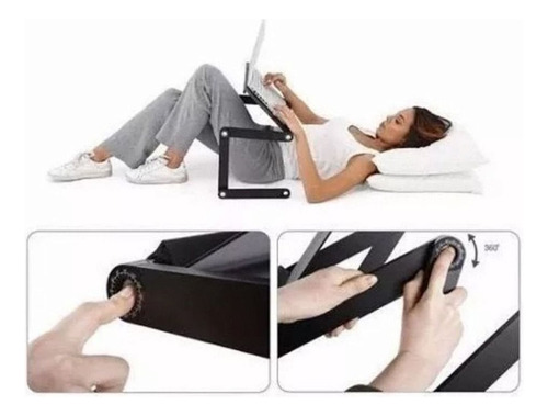 Mesa Notebook Multifuncional Articulavel Cama Mouse T8