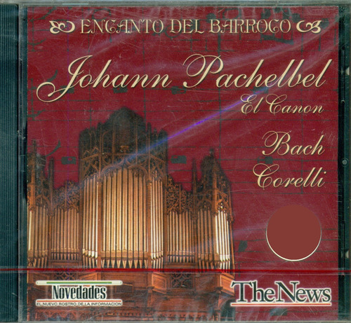 Cd. Johann Pachelbel  / Encanto Barroco / El Canon Bach Core