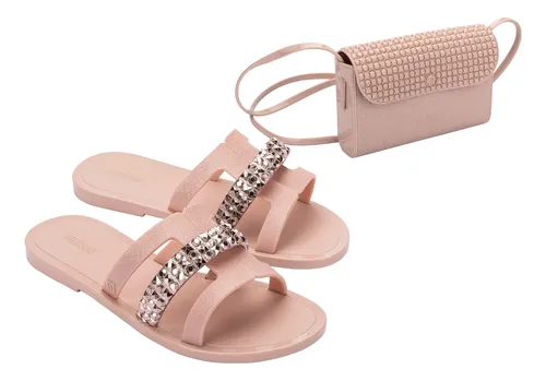 Melissa Desire Sand lia E Bolsa Moda Feminina Adulto R 95 92