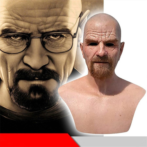 Máscara De Cosplay De Walter Hartwell De Breaking Bad, Color