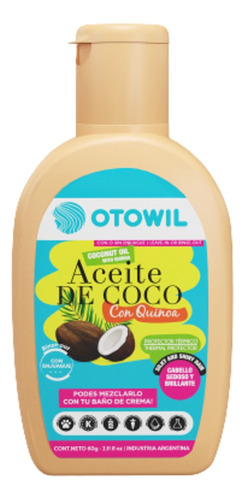 Aceite De Coco Frasco Otowil X60ml 1 Uni Nutricion Intensiva