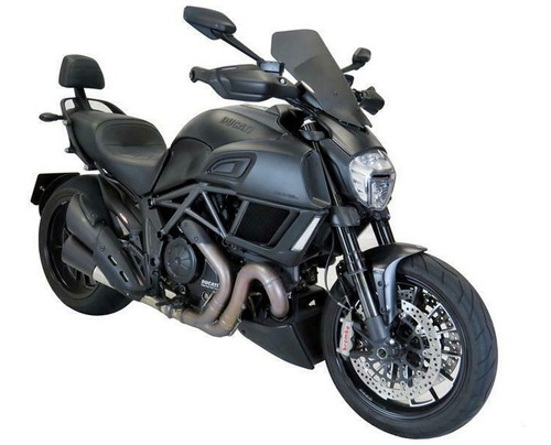 Motobolha Ducati Diavel 2015+ Fumê Claro Com Suporte