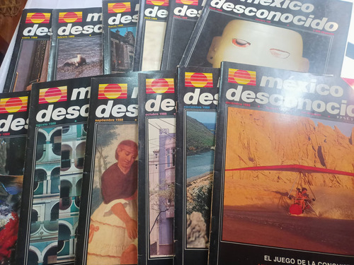 Revista México Desconocido Todo 1988 Lote De 12