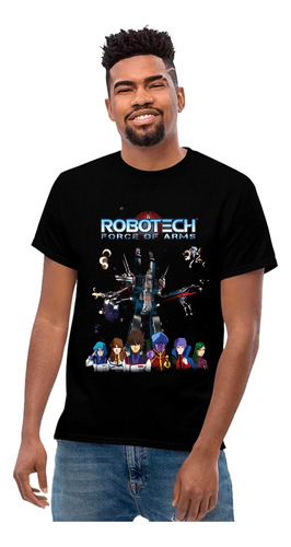 Playera Robotech Diseño 17 Anime Playeras Beloma