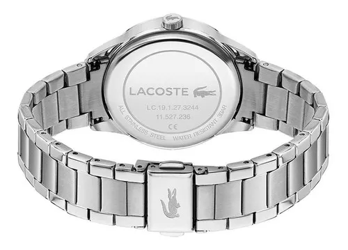 Reloj de mujer Lacoste de piel gris 2001013