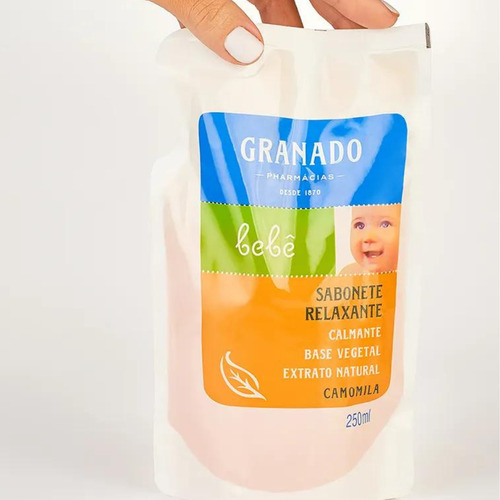 Sabonete Líquido Bebê Camomila Refil 250ml Granado