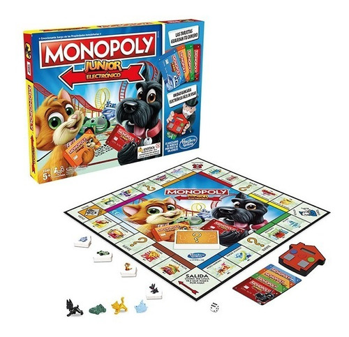 Monopoly Junior Banco Electronico Juego De Mesa Hasbro E1842