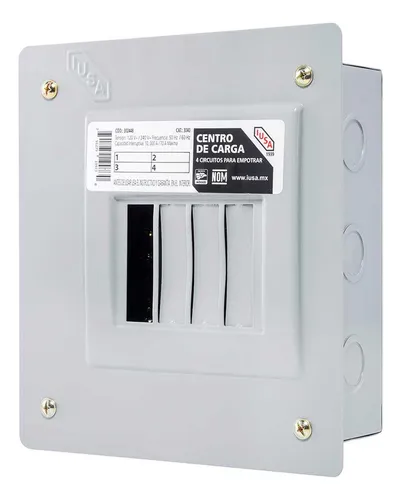 comprar Centro De Carga 4 Polos Empotrable