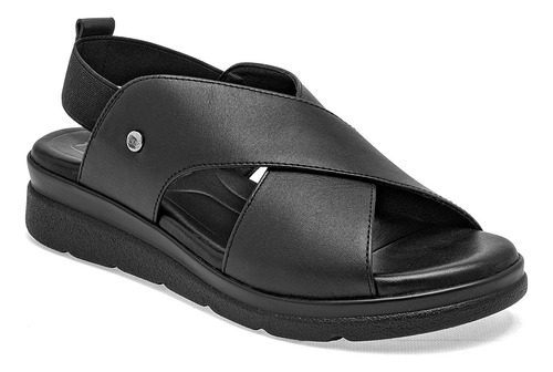 Sandalia Plataforma Mujer Flexi Negro 124-595