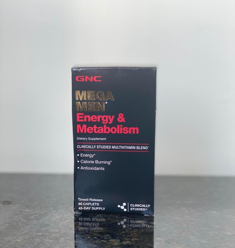 Multivitamínico Gnc Men Energy & Metabolism 90 cápsulas Sabor Sem Sabor
