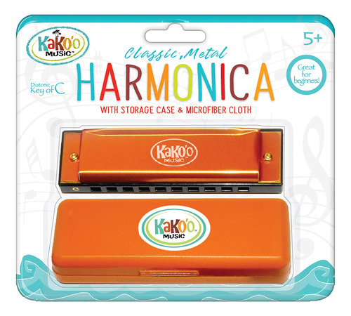 Kako'o Music - Juego De Armonica De Acero Inoxidable, Color