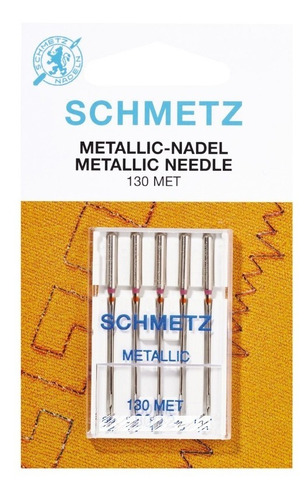 Kit De Agujas Schmetz Metallic Para Máquina Familiar
