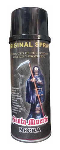 Spray Esotérico Santa Muerte Negra Ritualizada ( 2 Pzas) 