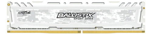 Memoria RAM Ballistix Sport LT color white 8GB 1 Crucial BLS8G4D240FSC