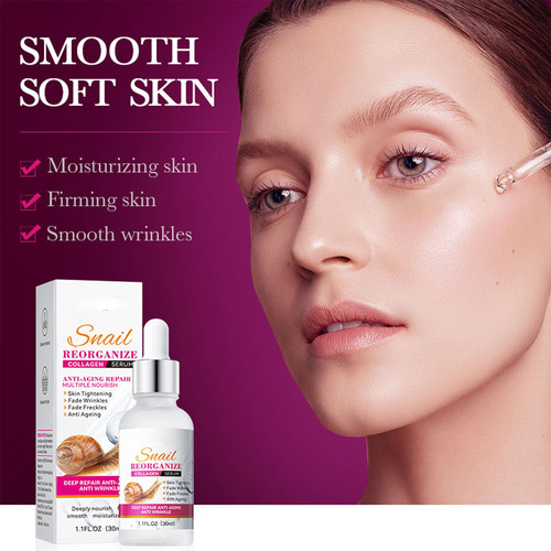 Set Para El Cuidado De La Piel Rosarden Snail Collagen, 8 Un