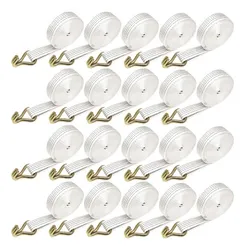 Comprar Kit 20 Cinta Amarracao 5 Ton 9 Metros Gancho J no Mercado Livre