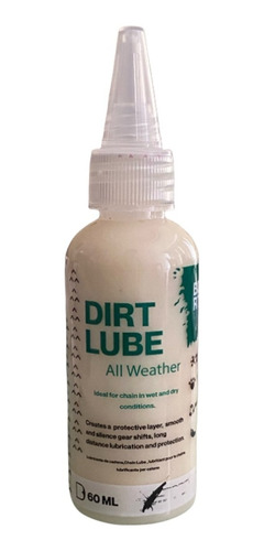 Lubricante De Cadena Para Bicicleta Be Dirt All Weather 60ml