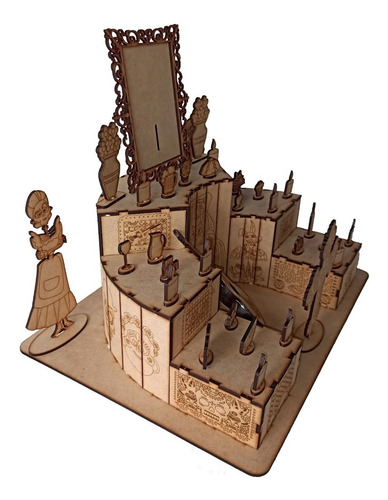 Rompecabezas 3d Madera Altar Ofrenda De Muertos Coco