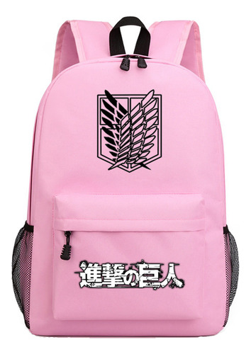 Mochila Periférica Attack On Titan, Juego De Tres Piezas, Du