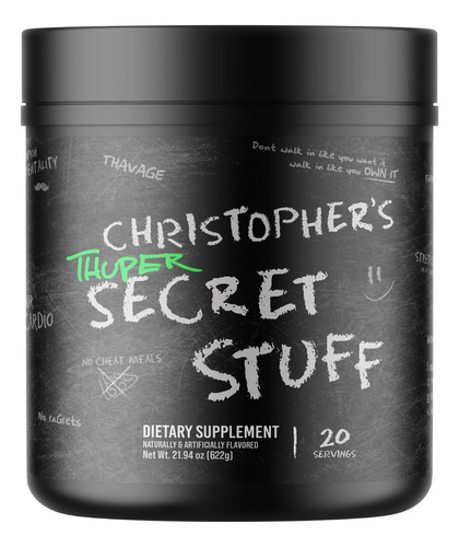 Raw Cbum Christophers Secret Stuff Thuper 20 Servicios 622 Gr